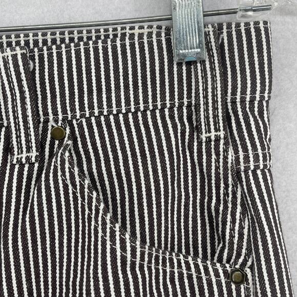 DICKIES Pants 28x32 Garyville Hickory Railroad Stripe Trouser Carpenter Cotton - Picture 8 of 15